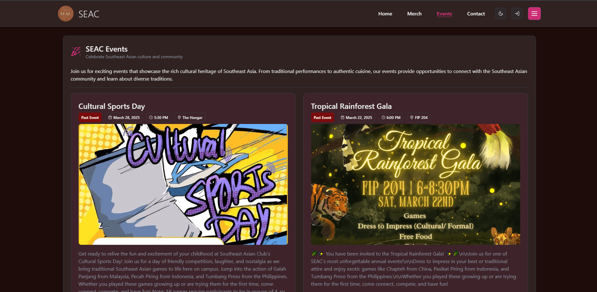 SEACSUO's Website